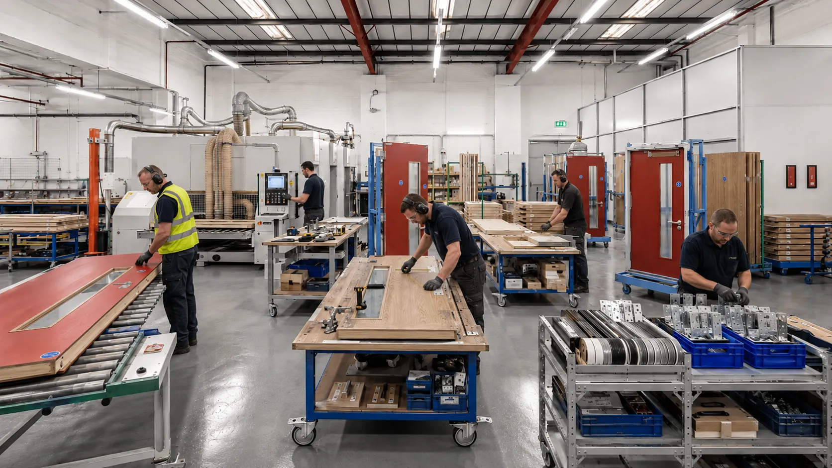 Hassock Wood factory and Schubox catalytic infrared drying system