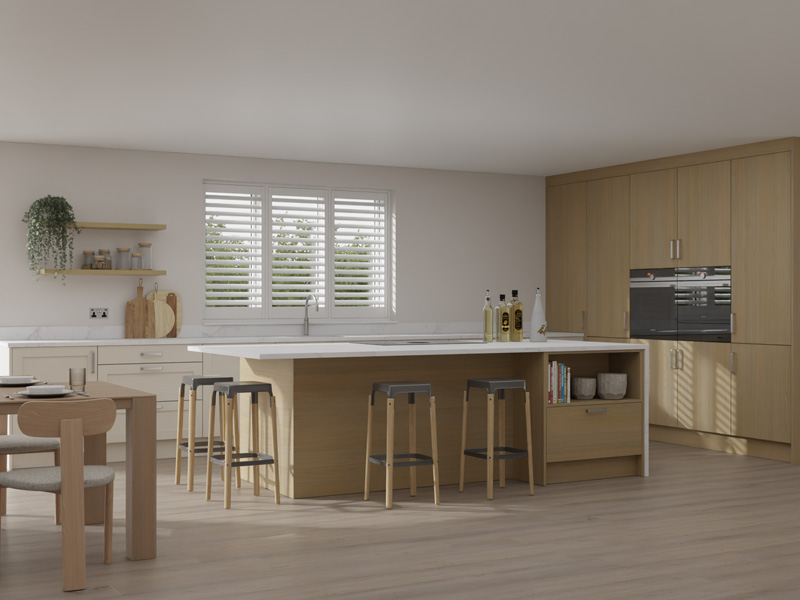 Bespoke fitted storage designed for a London home
