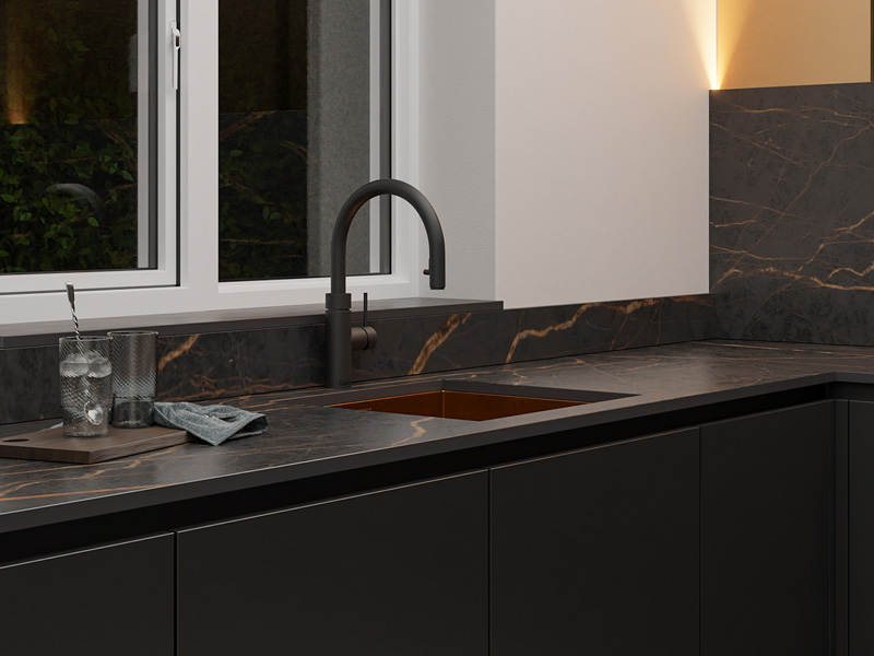 Workshop-made cabinetry finish