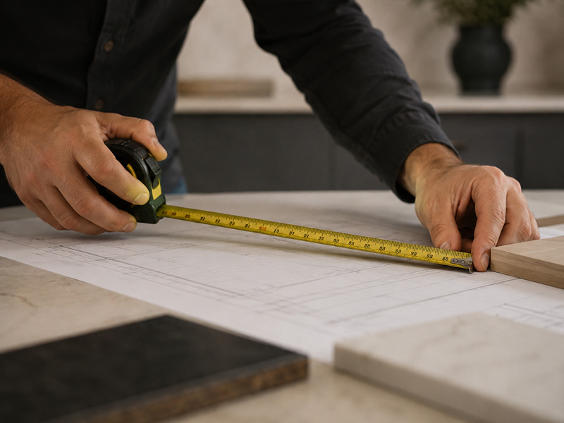 Consultation for bespoke fitted furniture in London